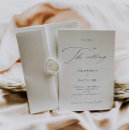 Search for dainty wedding invitations Black and white