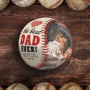 Search for souvenir baseballs Dad