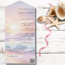 Search for beach sunset wedding invitations Modern
