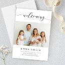 Search for welcome birth announcement cards Girl