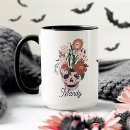 Search for spooky skull mugs Pumpkin