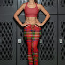 Search for red and green tartan leggings Scottish plaid