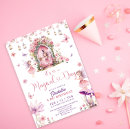 Search for butterfly 1st birthday invitations Enchanted forest