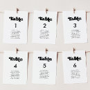 Search for retro wedding table cards Typography