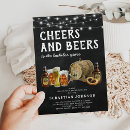Search for beer cheers invitations Rustic