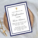 Search for royal blue and white invitations Minimalist
