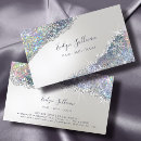 Search for iridescent business cards Beauty salon