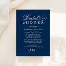 Search for navy and white bridal shower invitations For her