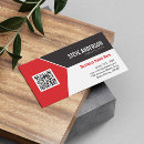 Search for black red business cards Modern