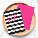 Search for pink black bridal shower invitations Brunch and bubbly