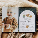 Search for galaxy 1st birthday invitations Space first birthday