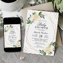 Search for emerald green baby shower invitations Watercolor