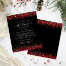 Search for red and black party invitations Glam