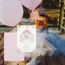 Search for pink princess invitations Carriage