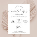 Search for marketing invitations Black and white