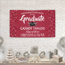 Search for red and black graduation banners Modern