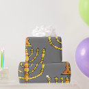 Search for menorah wrapping paper Religious