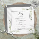Search for 25 years wedding anniversary invitations Twenty five years