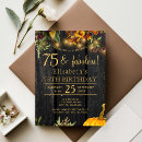 Search for 75 birthday invitations 75 and fabulous