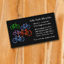 Search for bicycle business cards Professional