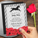 Search for black silhouette invitations Roses