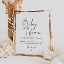 Search for name suggestions Minimalist baby shower