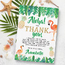 Search for luau thank you cards Summer
