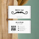 Search for mustache business cards Trendy