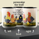 Search for crazy bird mugs Crazy chicken lady