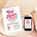 Search for watermelon birthday invitations Pink
