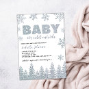 Search for elegant glitter baby shower invitations Baby it's cold outside