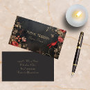 Search for gothic business cards Feminine