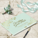 Search for mint wedding guest books Simple