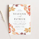 Search for fall foliage wedding invitations Botanical
