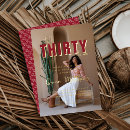 Search for girly 30th birthday invitations Typography