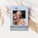 Search for teddy bear birth announcement cards Baby boy