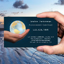 Search for globe business cards Green