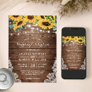 Search for fall sunflower wedding invitations Eucalyptus