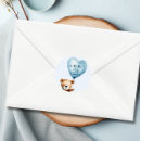 Search for blue heart balloon stickers We can bearly wait