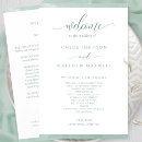 Search for watercolor wedding programs Elegant