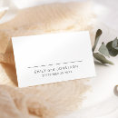Search for simple wedding place cards Typography