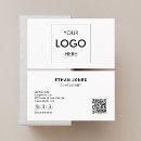 Search for plain business cards Qr code