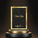 Search for confetti cards Black and gold