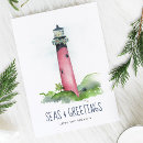 Search for seashore christmas cards Lighthouse