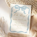 Search for cute baby shower invitations Blue