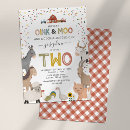 Search for barnyard birthday invitations Petting zoo