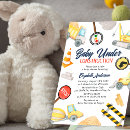 Search for baby under construction invitations For her