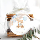 Search for baby blue and white stickers Mother to be