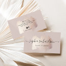Search for beauty salon business cards Rose gold