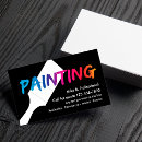 Search for house painter business cards Decorating